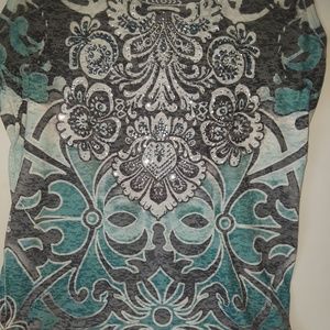 Beautiful designed summer top. Sleeveless.